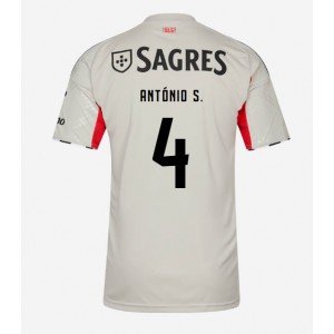 Fotbalové Dres Benfica Antonio Silva #4 Venkovní Oblečení 2025-26 Krátký Rukáv